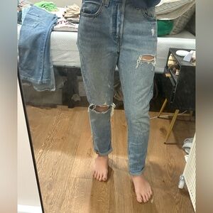 Levi's 501 Skinny Distressed Jean